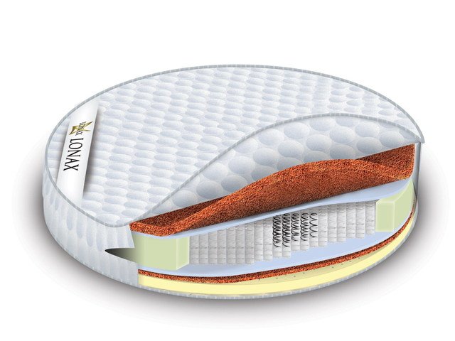 Матрас Lonax Round Cocos-Medium S1000 Матрас Lonax Round Cocos-Medium S1000